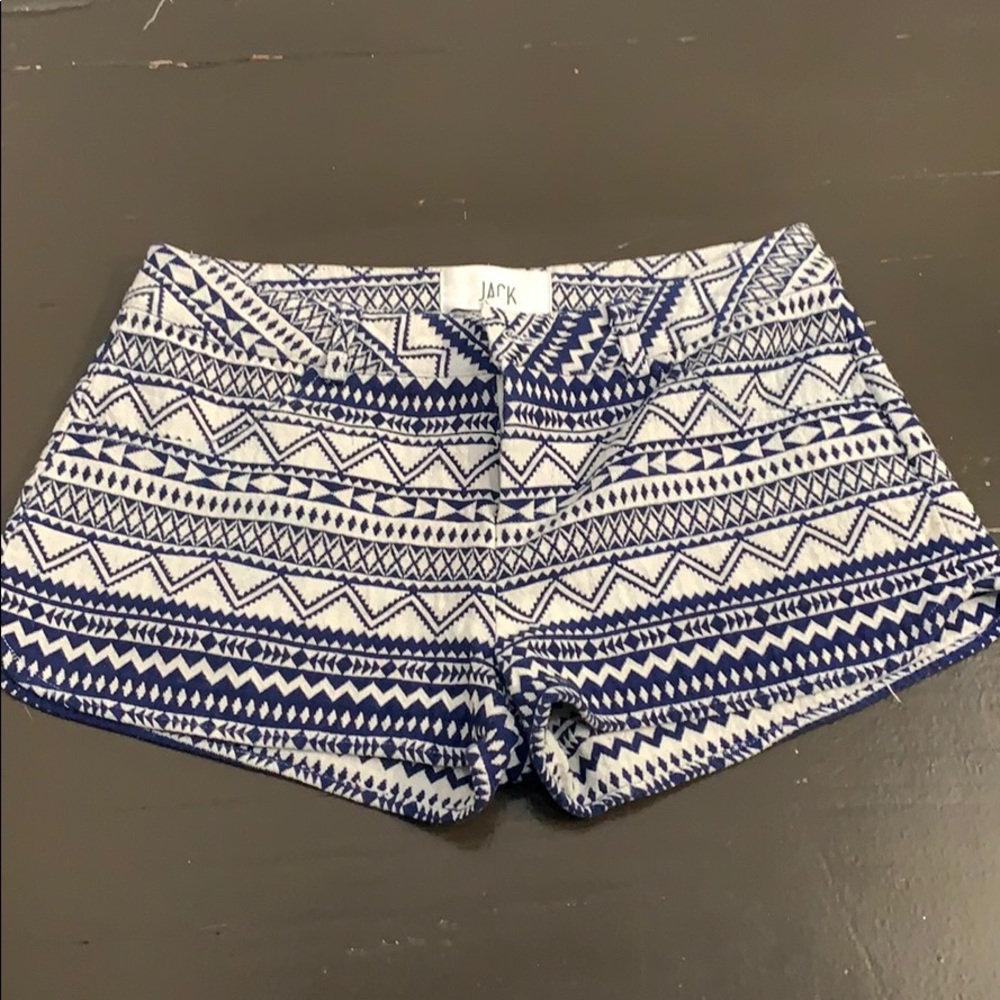Aztec Print Shorts